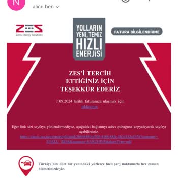 ZES Şarj İstasyonları Şarj İstasyonu Uygulamasında Yetkisiz İşlem Ücreti Sorunu