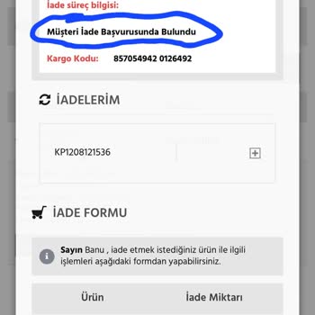 KİP Yanlış Ürün Ve Geciken Para İadesi Sorunu