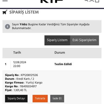 KİP Yanlış Ürün Ve Geciken Para İadesi Sorunu
