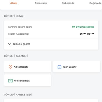 Trendyol Express Kargo Ürünümü Teslim Etmiyor.