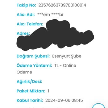 Kargoist Ürünleri Teslim Etmedi