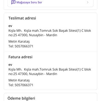 N11 Uğur Derin Dondurucu Sipariş İptali