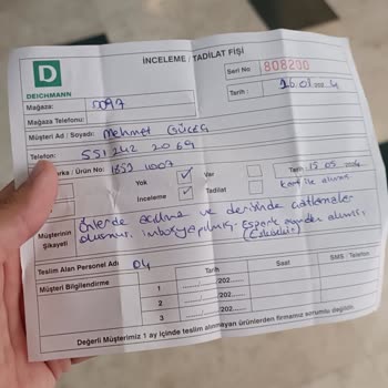 Deichmann Mağazası Ürünü Değiştirmiyor, İletişim Sorunu Yaşıyorum