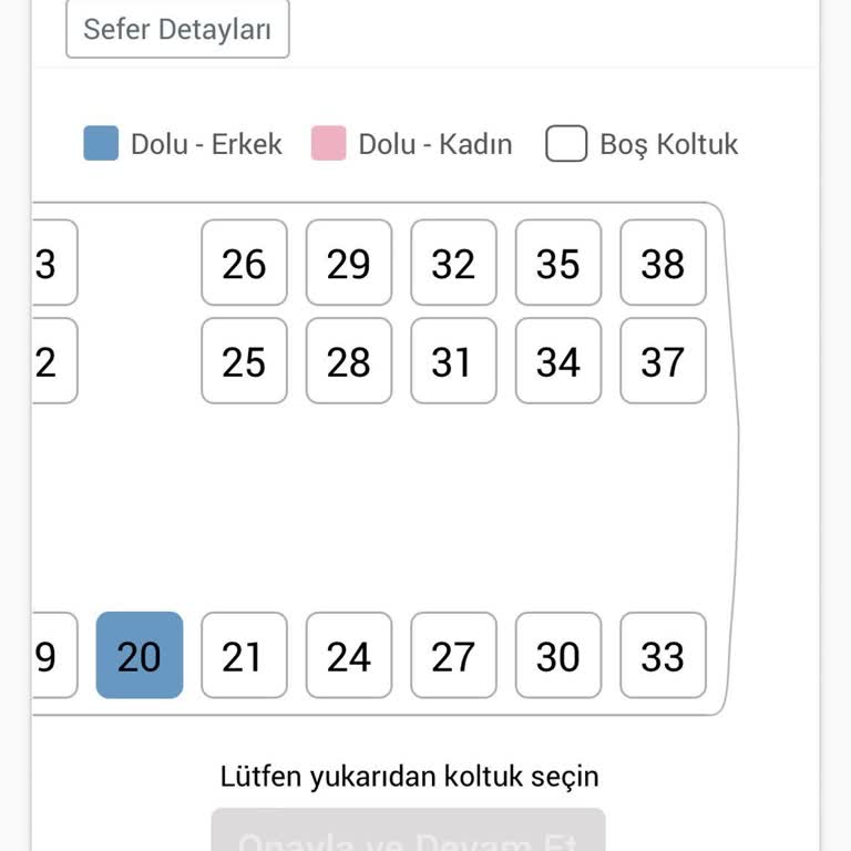 Obilet'ten Metro Turizm En Arka Tekli Alınan Koltuğun Çiftli Olması