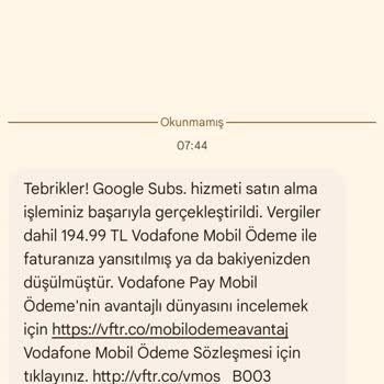 Vodafone Pay Airbrush Para İadesi