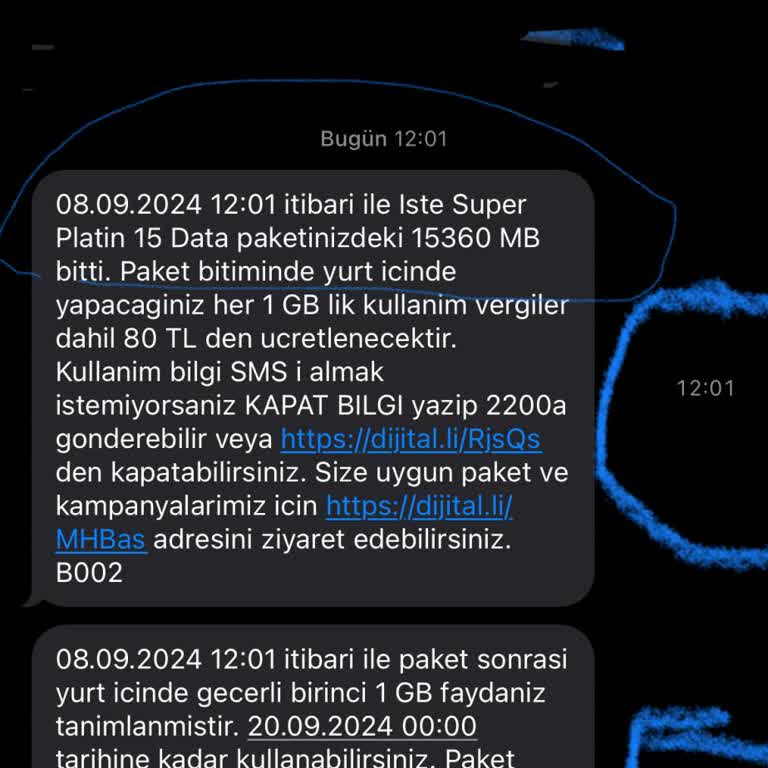 İnternet Paketi Aşımı ve Haksız Ücretlendirme