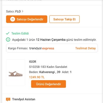 Igor Ayakkabı Trendyol'dan Aldığım Ayakkabının Tokası Koptu