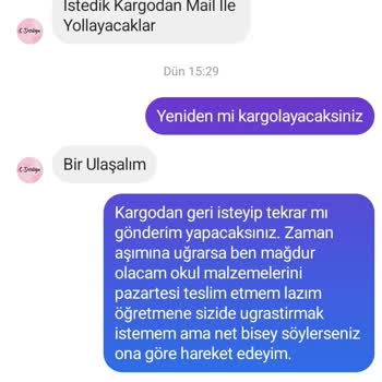 Cdesiign (Instagram) Parasını Vermeme Rağmen Gönderilmeyen Siparişim