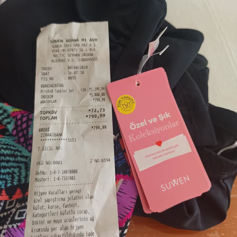 Suwen Mağazası Değişimi Reddediyor.