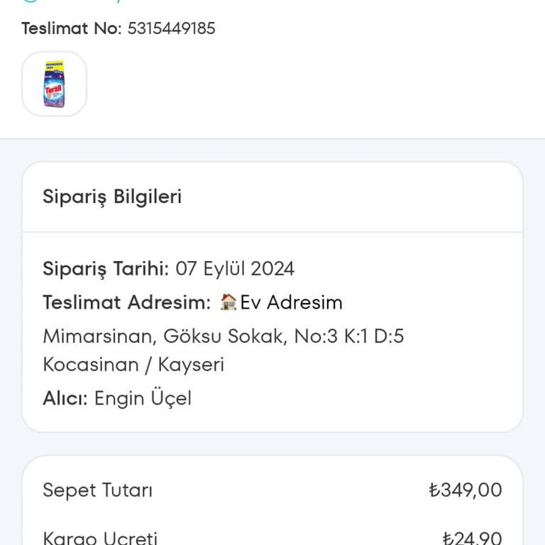 A101 Acil Teslimat Bekleyen Çamaşır Deterjanı Sorunu
