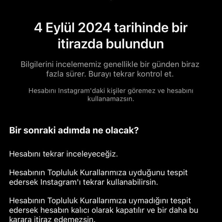 Instagram Askıya Alınmış