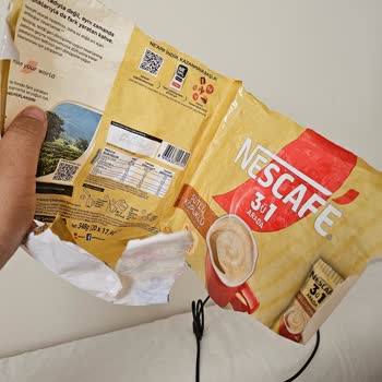 Nescafe 20'li Paketten Şifre Çıkmadı Şikayetçiyim