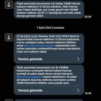 Sınırsız Sosyal Medya Paketi Kullanımı Hakkında Sorunlar