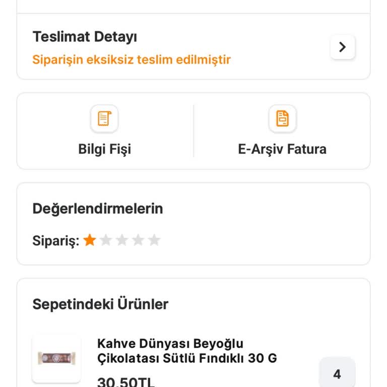 Migros Sanal Market Sorunları