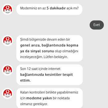 Vodafone Net Müşteri Hizmetlerine Ulaşamama Ve İnternet Kesintileri