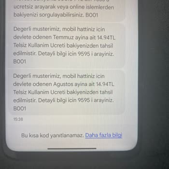 Bimcell Mobil Veri Kullanımı Sonrası Ani Bakiye Azalması