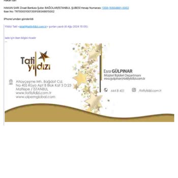 Tatil Yıldızı Ücret İadesini Alamıyoruz