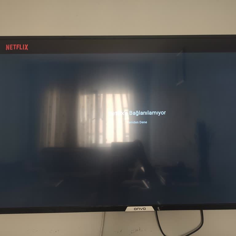 Onvo Televizyonda Netflix Açılmıyor, 1 Ay Öncesine Kadar Açılıyordu