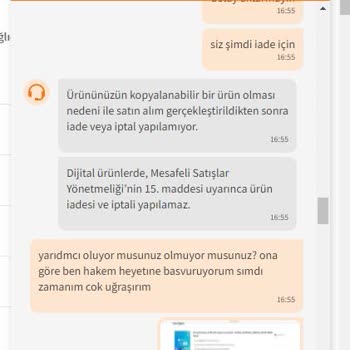 Trendyol'dan Alınan Dijital Lisans İadesi Sorunu