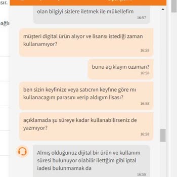 Trendyol'dan Alınan Dijital Lisans İadesi Sorunu