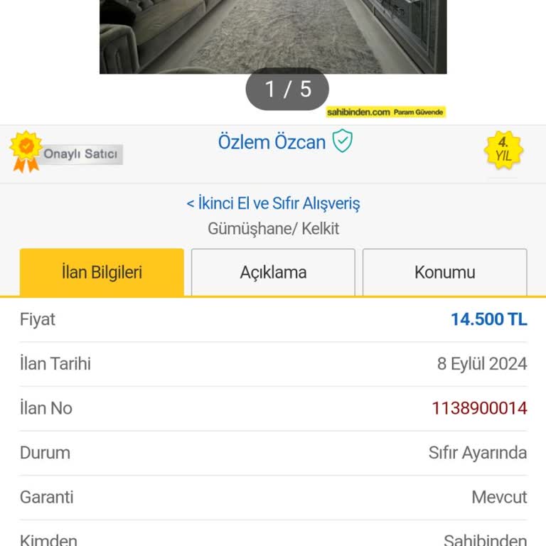 Sahibinden Aldığım Ürün İçin Ekstra Ödeme İstediler