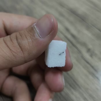 BİM Küp Şekerin İçinden Siyah Cisim Çıktı