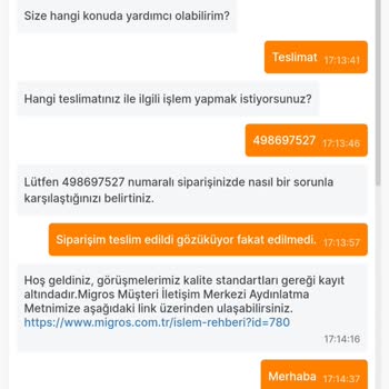 Migroshemen Eksik Ve Kusurlu Ürünler