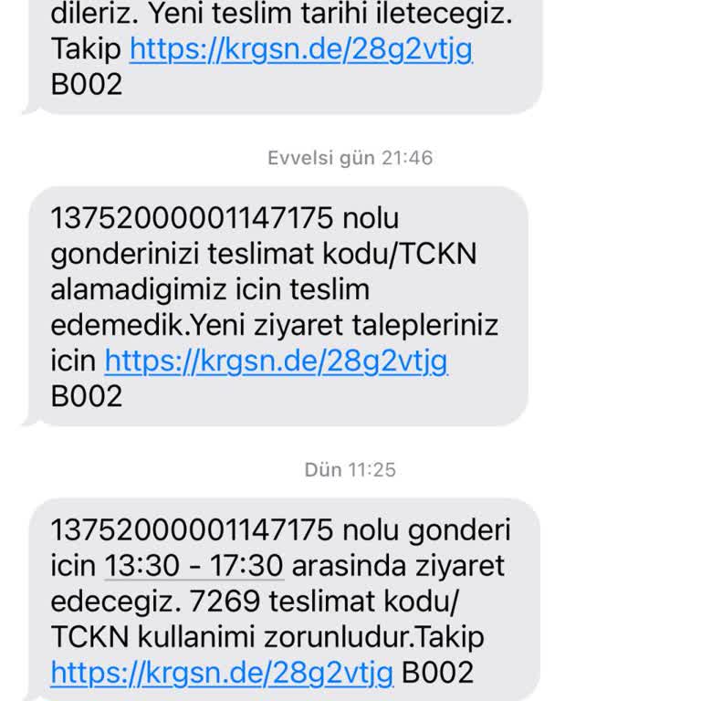 Kargomsende Nin Gelmediği Halde Geldik Diyerek Kargomu Geri Gönderme