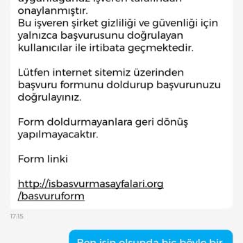 İşin Olsun Başvuru Şikayeti Kandırılma