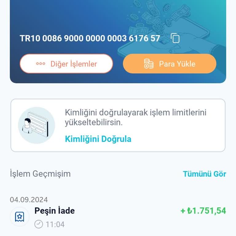 Paycell Peşin İadem Gelmedi