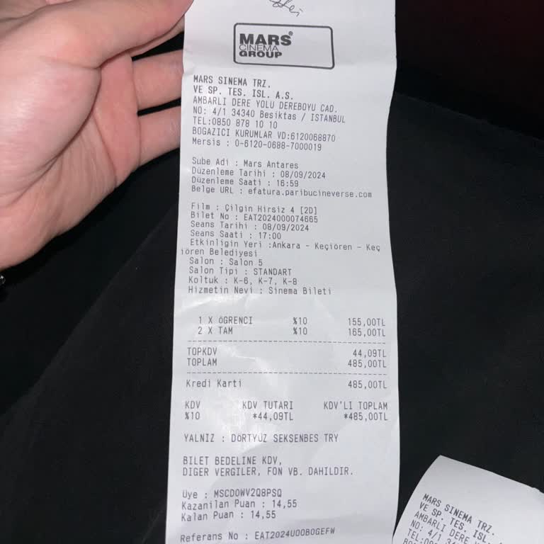 Paribu Cineverse Ankara Antares AVM'de Film İzleme Sorunu