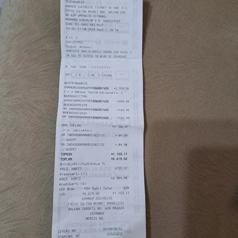 Karaca Ev Aletleri Teslimat Gecikme Ve Satılan Ürünün Stokta Olmaması