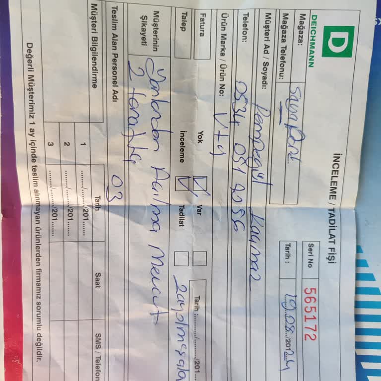 Deichmann Mağaza Memnuniyetsizliği Ve Müşteri Hakları