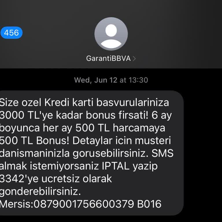 Garanti BBVA Bankası Bonus Card Kampanya Aldatmacası