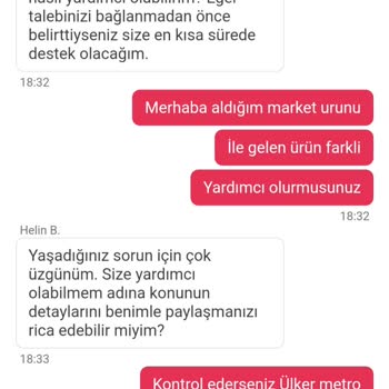 Yemeksepeti Market Yanlış Ürün Ve Kötü Müşteri Hizmeti Deneyimi