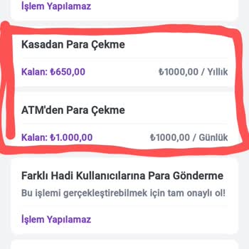 Tom Pay Hadi Hesabındaki Paramı Çekemiyorum