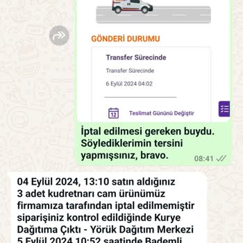 Momordica Firması Müşteri Temsilcisinin Yüzünden Tedavim Aksadı