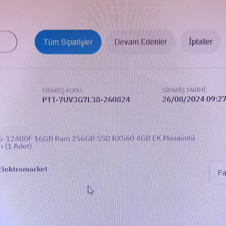 Epttavm İade Sorunu