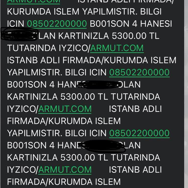 Armut.com Karttan Yüklü Miktarda Para Çekti