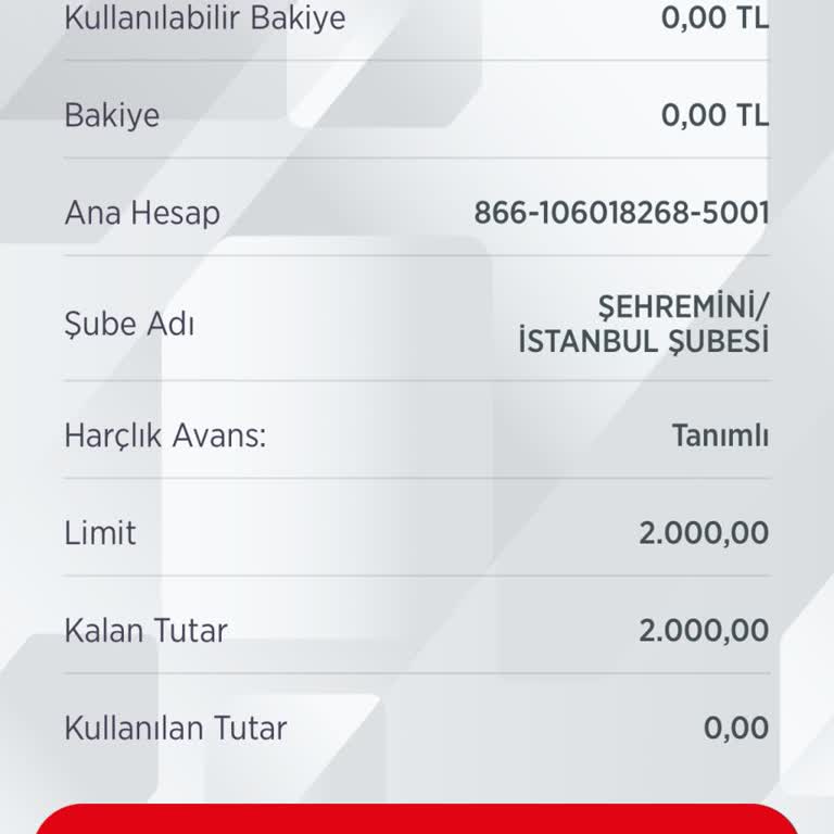 Ziraat Bankası Harçlık Avans Kullanamıyorum