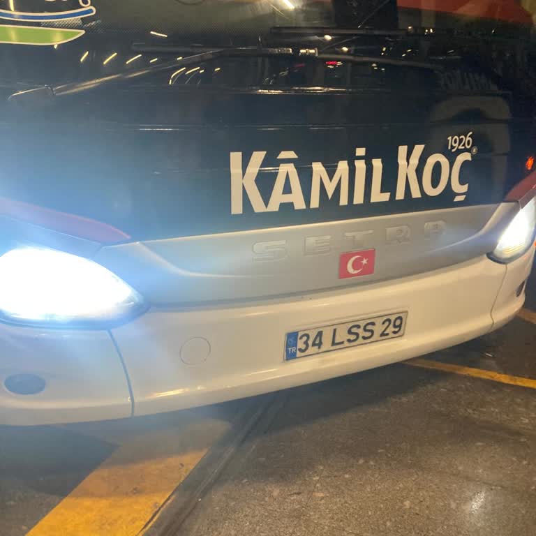 Kamil Koç Otobüsü Güvensiz Lakayıt Hareket