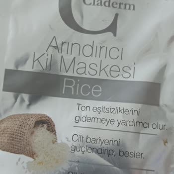 Claderm Pirinçli Kil Maskesi Kullanımında Cilt Sorunları Yaşadık