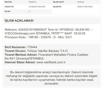 BinBin Paramı Habersiz Çekti