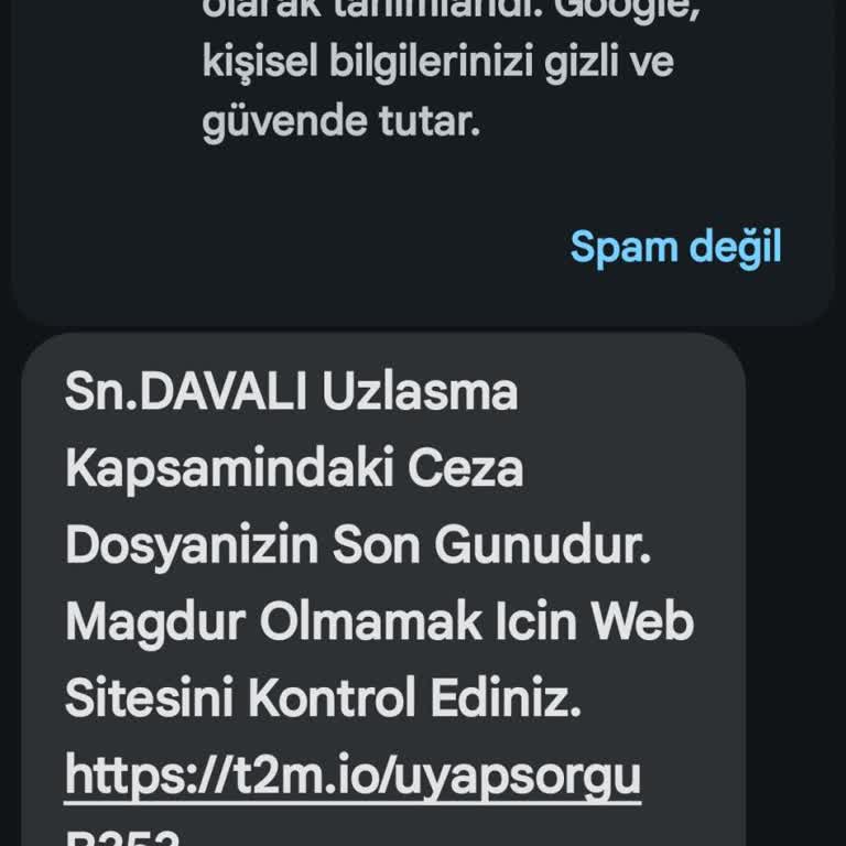 Titas Hb (SMS) Tarafıma Gelen Asılsız Şikayet