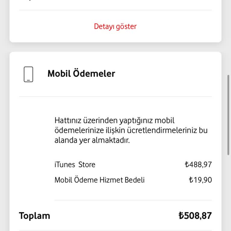Vodafone Hattımda Bilgim Dışında iTunes Store Ücreti Yansıtıldı