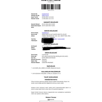 Vestel KM8702 Kurutma Makinesi Kurutmuyor