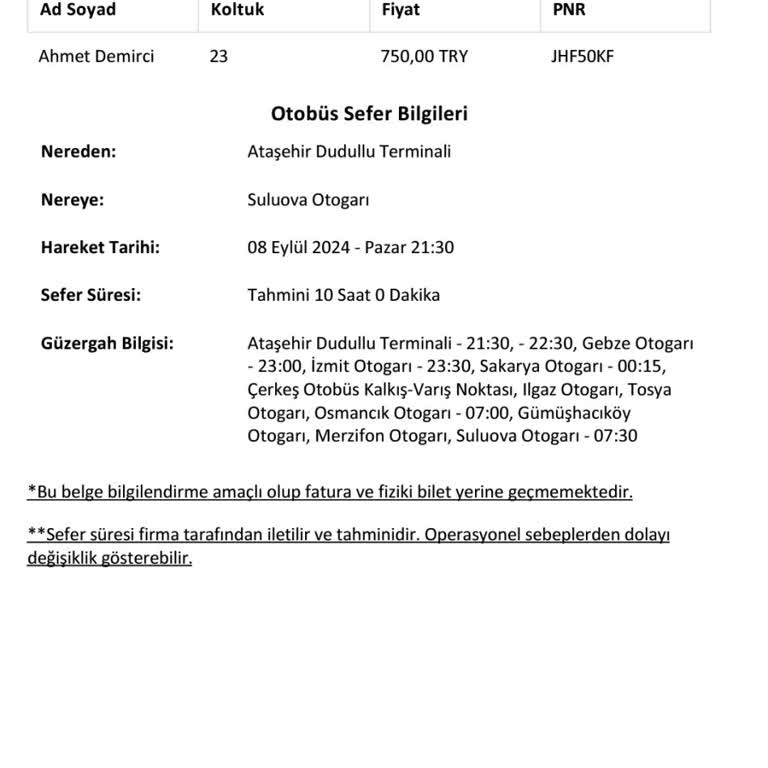 Obilet - Lider Turizm 2 Saat Rötar Ve Başka Otobüs Gelmesi