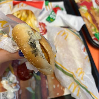 McDonald's Mc Donald'sta Küflü Ekmek