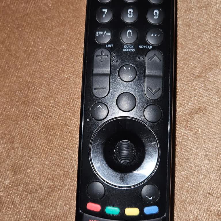 LG Akıllı TV Kumandası Tuş Takımı Silinmesi