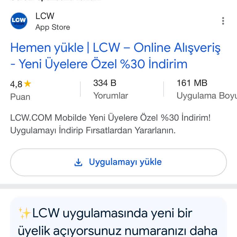 LCW Aldatıcı Reklam
